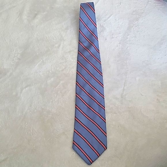 Vintage Brooks Brothers Makers All Silk Men's Repp Regimental Stripe Necktie - Picture 15 of 16